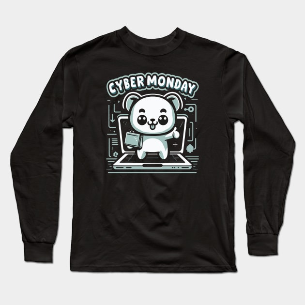 Cyber Monday Squad Long Sleeve T-Shirt by Trendsdk